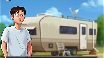 Summertime Saga 105: Big tits brunette milf in erotic hentai action! 🔥