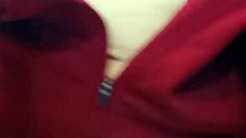 Exhibitionists flashing big tits and pussy outdoors