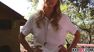 Lesbian Camp Counselors Trick Best Friend Into Group Sex