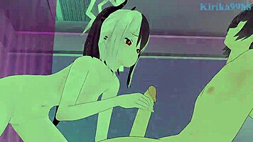 Kyouyama Kazusa And Onikata Kayoko Intense Sex In Blue Archive Hentai