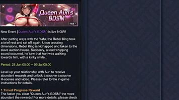 ep1 auris teases big cock with foot, group creampie game