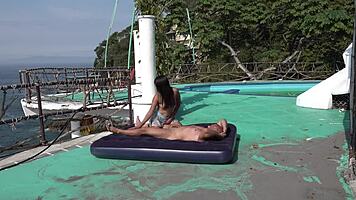 Latina Rides Hard in Bedroom 1-on-1 Session