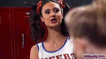 cheerleadears eliza ibarra n coco lovelock got wild in locker room sex