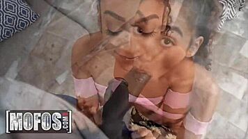 Cute Babe Sarah Lace Has Multiple Orgasms Riding Jax Slayher's Big Cock!