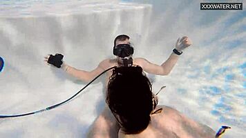 Group sex underwater with eva sasalka?