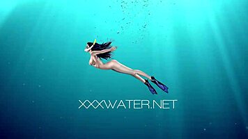 एवा सासाल्का के साथ पानी के नीचे ग्रुप सेक्स?