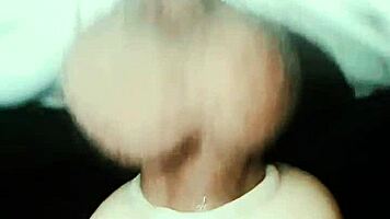 Bold Russian pornstar girlfriend achieves intense orgasm in doggystyle position bent over.