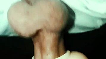 Bold Russian pornstar girlfriend achieves intense orgasm in doggystyle position bent over.