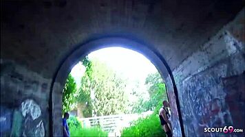 Did that BBW get fucked in Berlin park?