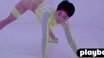 Amazing Latina Mia Valentine Poses With Big Ass In Lingerie