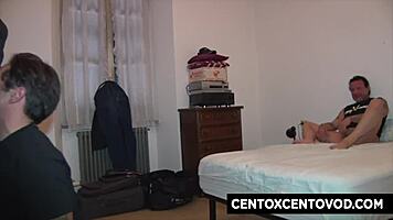 Italian model, ready for double penetration and cum swallow?