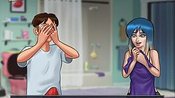 Summertime Saga 64! Hot Anime Action with Big Tits and Homemade Ass Play. Get Ready for Wild Hentai Scenes!