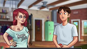 Summertime Saga 64! Vruća anime akcija s velikim sisama i domaćim igranjem dupeta. Spremi se za divlje hentai scene!