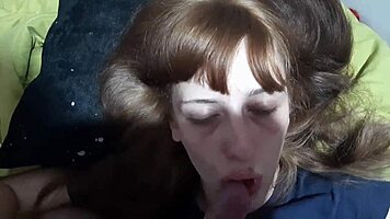 teen sucks stepbrothers cock