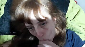 teen sucks stepbrothers cock