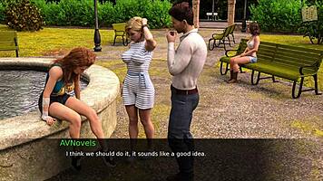 I take two hot teen 18+s out for a walk and nurse them back to pleasure oops I mean game