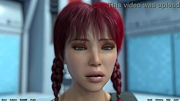 Stranded In Space: Strip Poker With Boobs And Cumshot