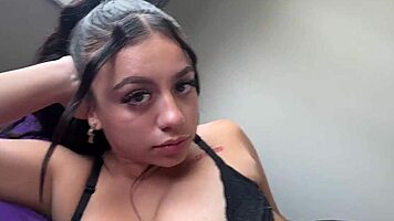 Sharing a bed with my thick latina step sister