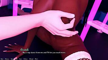 busty stripper gives private dance, sloppy bj, anal stretch 😈