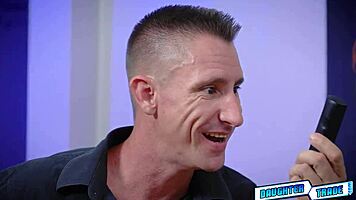 Besties take big cocks in tight pussies at Halloween