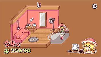 Futanari Hentai Game: Kinky Waitress Puts Cum On Pizza