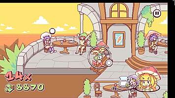 Futanari Hentai Game: Kinky Waitress Puts Cum On Pizza