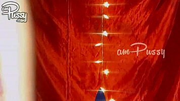 Amateur girl strips and poses naked.