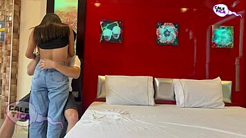 Peruvian teen debuts oral in panties