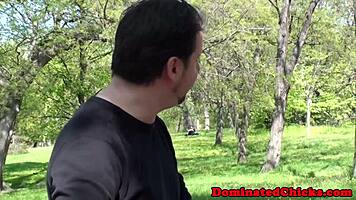 Petite Euro sub, bound tight, banged hard in BDSM group domination! Wow!