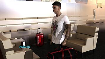 they get intertwined in 3d anime porn