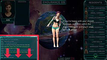 stranded girl chats with cute teens