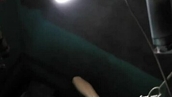 big boobs young mom bathing in the shower