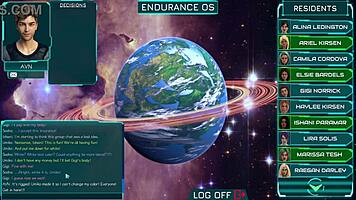 stranded girl chats with cute teens