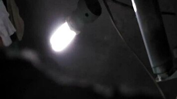 big boobs young mom bathing in the shower