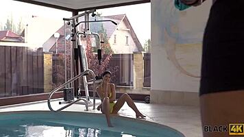 black4k bored teen babe is happy to make love to strong black male