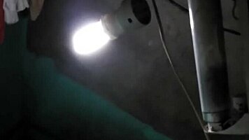 big boobs young mom bathing in the shower