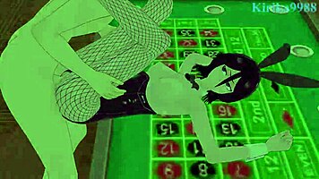 Rukia And Yoruichi Share Emotional Intense Sex In Bunny Outfits.