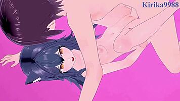 Viviana and Texas Wild Sex in Arknights Hentai 3D