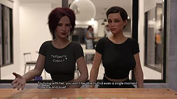 complete gameplay - westview academy part 5 with bukkake and big tits