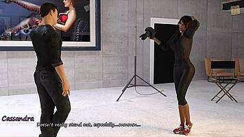 big city pleasures 47, earnin’ cash posin’ for cassie, sexy brunette