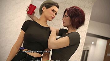 complete gameplay - westview academy part 5 with bukkake and big tits