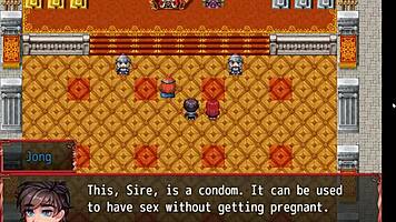 Seduce the hot redhead in harem game?