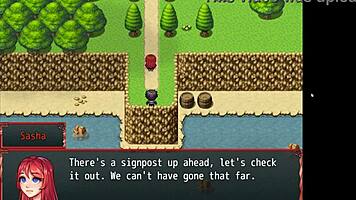 Seduce the hot redhead in harem game?