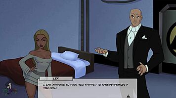 Cheshire from DC Comics becomes our slave