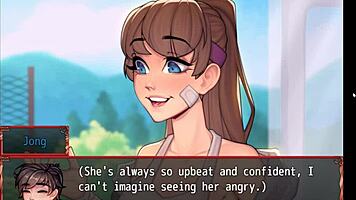 Seduce the hot redhead in harem game?