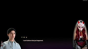 Apocalust 5 - milf flashing big tits under skirt in cartoon