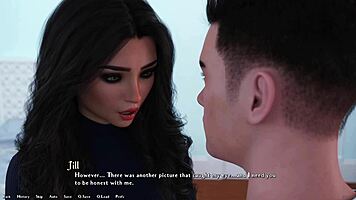 Being a dik 143 - hot rich brunette with makeup asks me hard questions