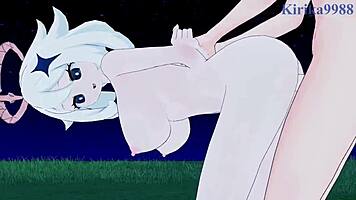 Paimon og Lumine og Aether intens sex - Genshin Impact Hentai