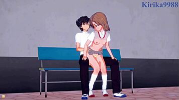 Mikoto Misaka, Kuroko Shirai, Kazari Uiharu, and Toma Kamijo in intense 3D hentai sex