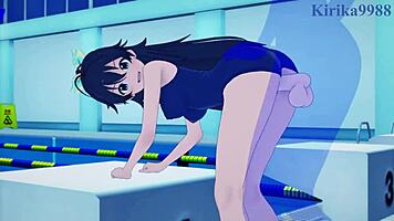 takane shijou and hibiki ganaha in intense sex with creampie 😏